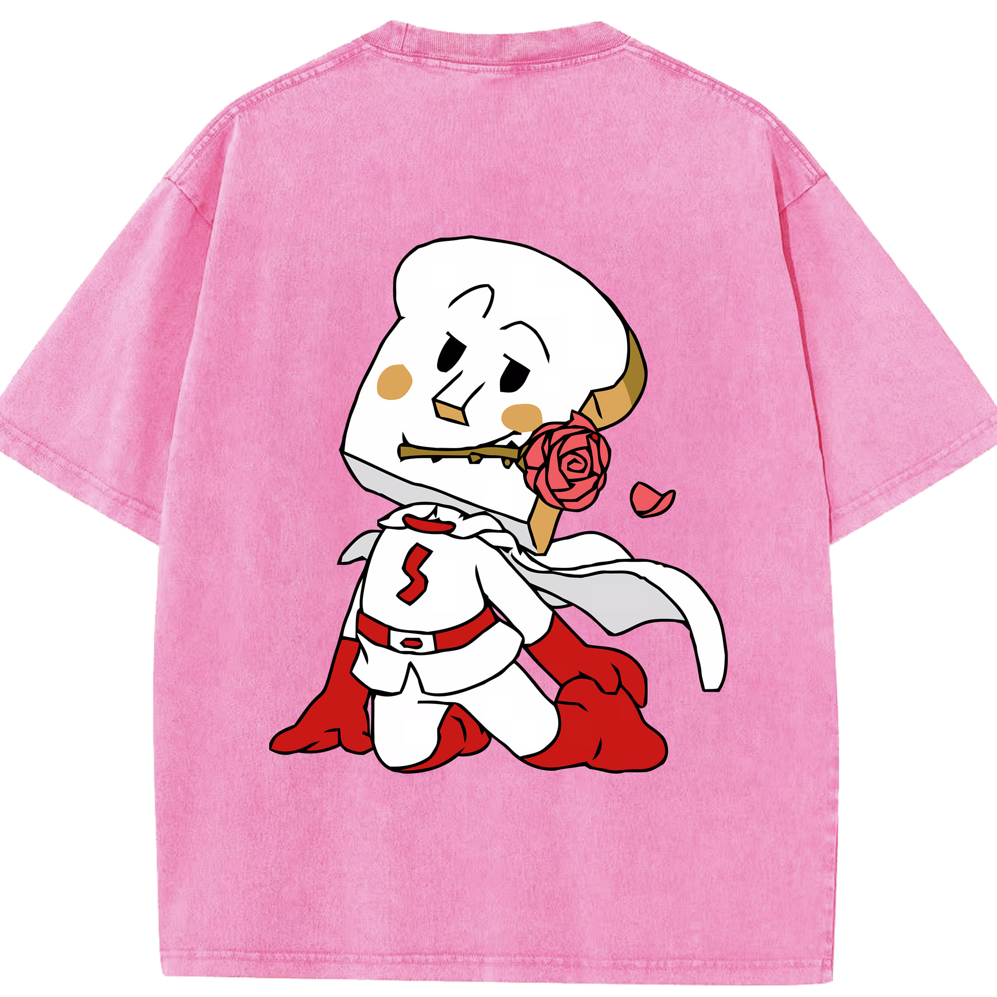 （画像用） アンパンマン Anpanman 綿100% ヴィンテージ風 半袖Tシャツ（背面プリント）